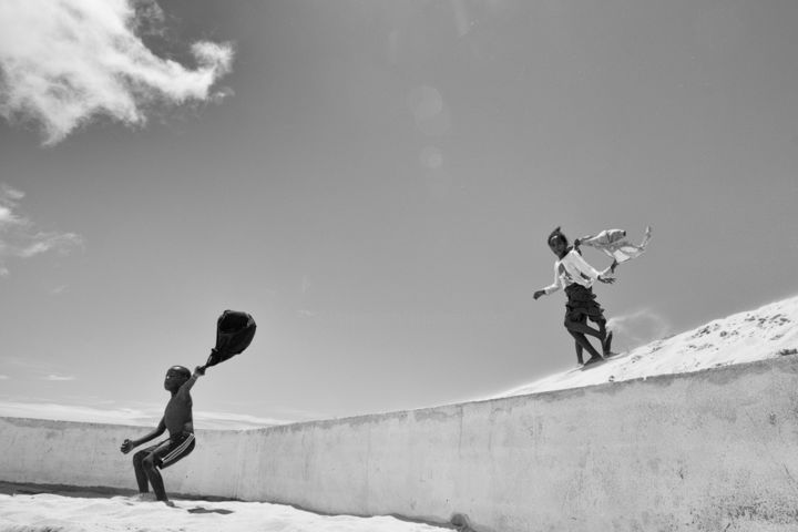 Fotografia intitolato "Giochi alla spiaggia" da Salvatore Avallone, Opera d'arte originale