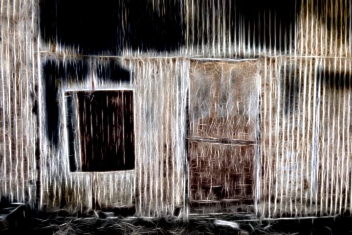 Arte digitale intitolato "Porta e finestra 7" da Salvatore Avallone, Opera d'arte originale, Lavoro digitale 2D