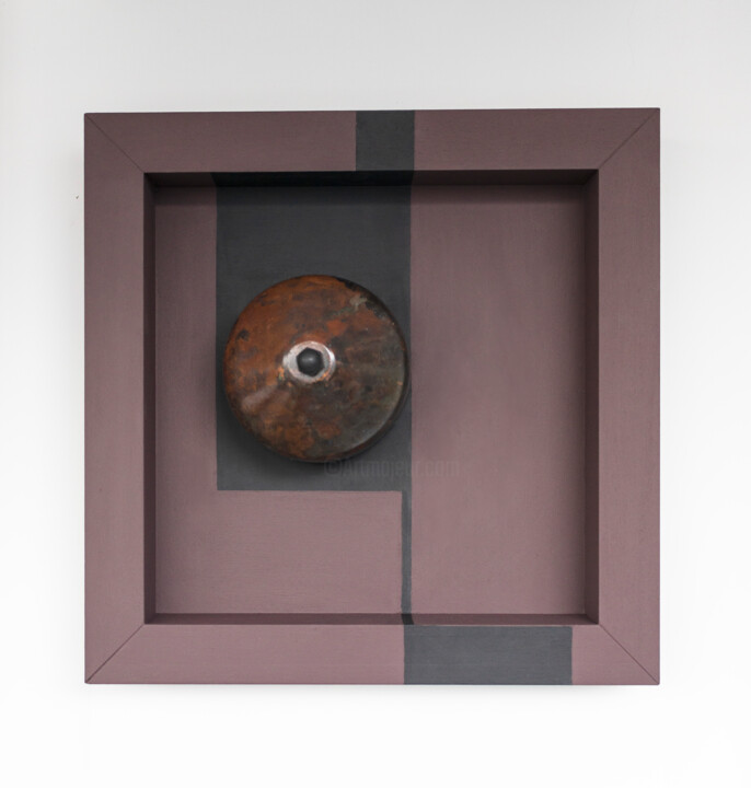 Sculpture titled "mater_21" by Salvatore Balice, Original Artwork, Wood Mounted on Wood Panel