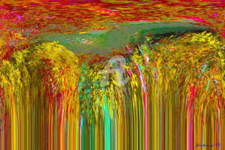 Arte digitale intitolato "Primavera - Spring…" da Salvatore Milano, Opera d'arte originale, Pittura digitale