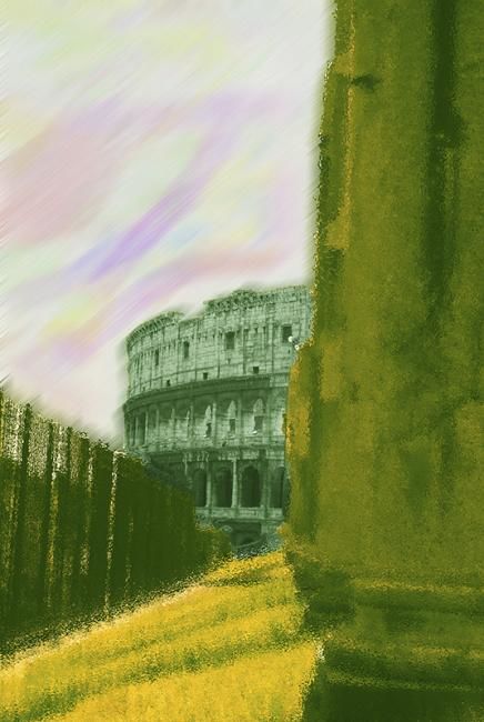 Fotografia intitolato "Colosseum" da Salmas, Opera d'arte originale