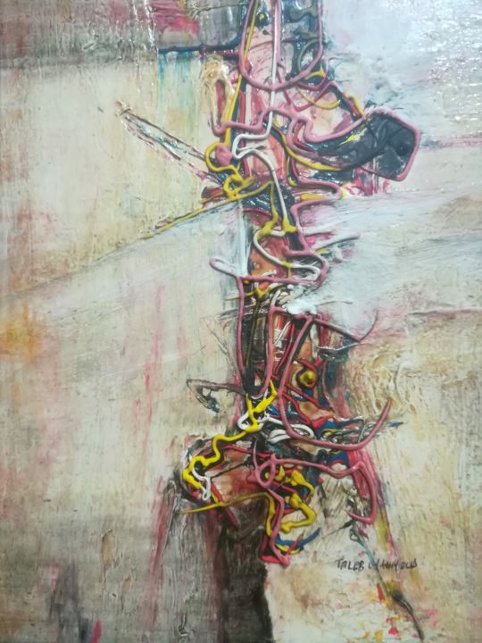 Pintura intitulada "img-20181205-132628…" por Samah Taleb, Obras de arte originais