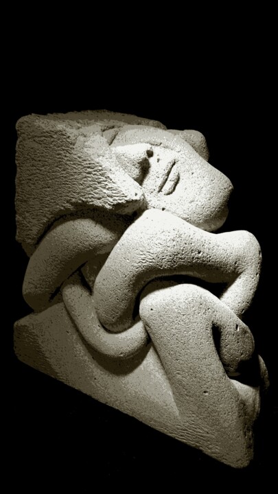 Sculpture titled "Sios" by Samart, Original Artwork, Stone