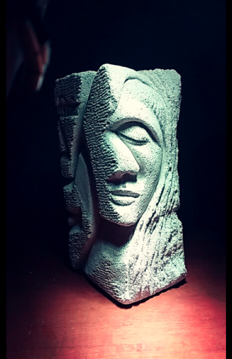 Sculpture titled "Lia" by Samart, Original Artwork, Stone