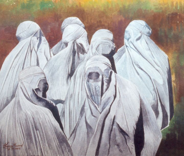 In Kooi, Painting by Sam Masoud |
