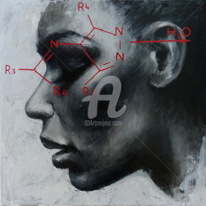 Pintura titulada "'H 2 O"" por Samobrod Irina, Obra de arte original