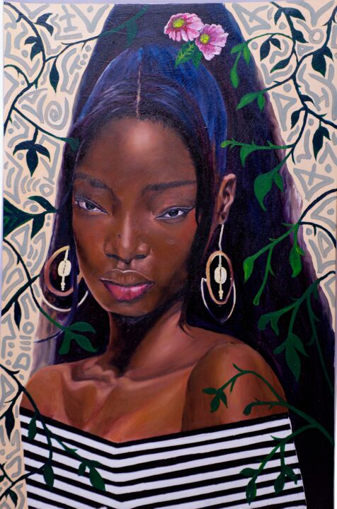 Malerei mit dem Titel "Better days are com…" von Samson Oluwadare Kolawole, Original-Kunstwerk, Acryl