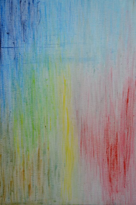 Painting titled "Little Disturbances" by Sea J, Original Art, Oil
