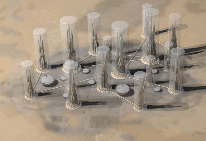 Digital Arts titled "CESARIUS-city-32541…" by Samuel De Cruz, Original Artwork, 3D Modeling