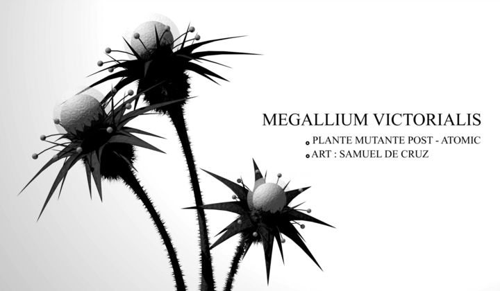 Digital Arts με τίτλο "MEGALLIUM-VICTORIAL…" από Samuel De Cruz, Αυθεντικά έργα τέχνης, 3D Μοντελοποίηση