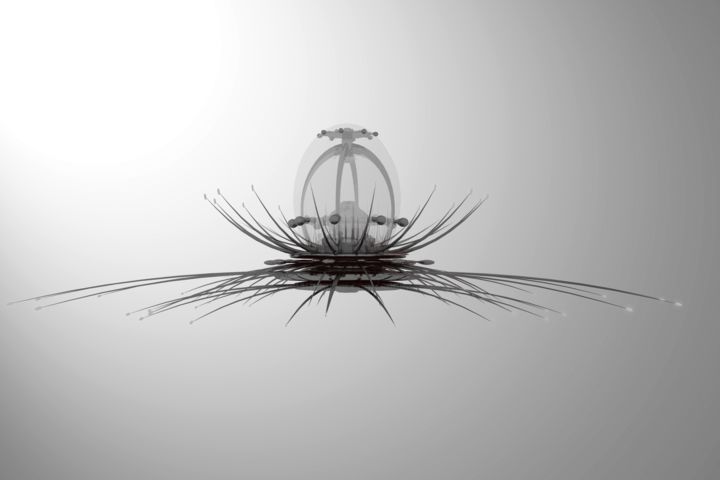 "SOLEIL ROUGE  - 3.j…" başlıklı Dijital Sanat Samuel De Cruz tarafından, Orijinal sanat, 3D modelleme