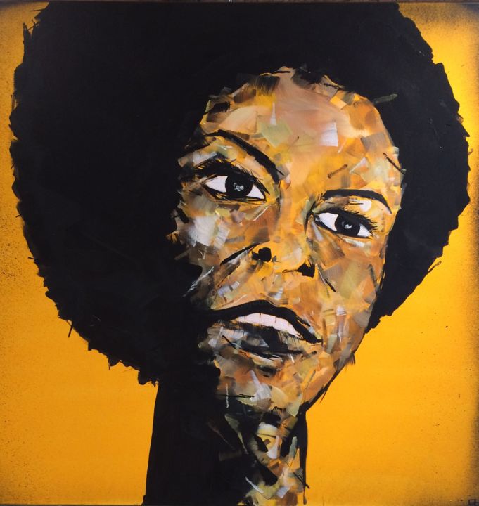 Peinture intitulée "Série portrait 03" par Samwell, Œuvre d'art originale,