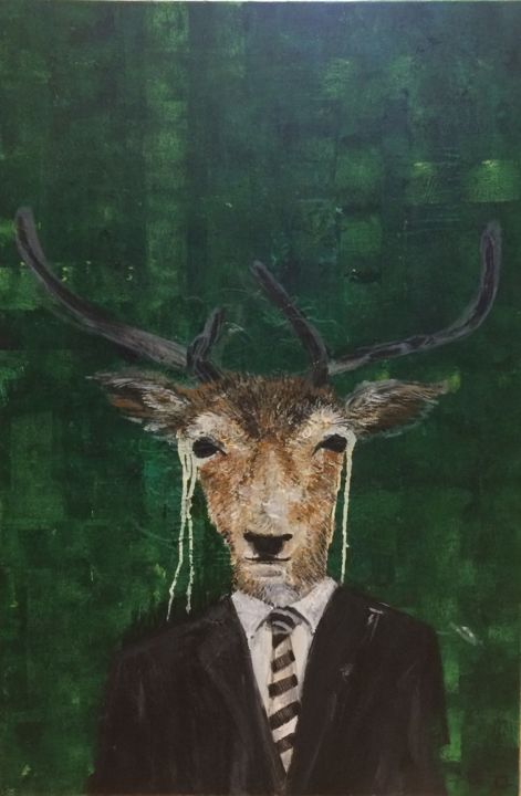 Peinture intitulée "La nature parle" par Samwell, Œuvre d'art originale,
