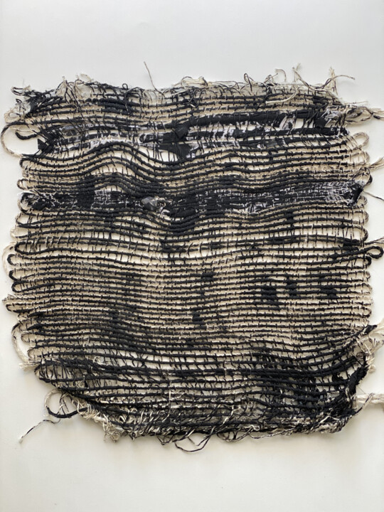 Arte têxtil intitulada "SansTitre-T06" por Sanaa Mejjadi, Obras de arte originais, Fibra têxtil