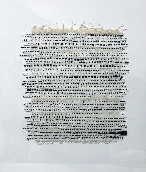 Textielkunst getiteld "NOMADE ST3" door Sanaa Mejjadi, Origineel Kunstwerk, Textielvezel