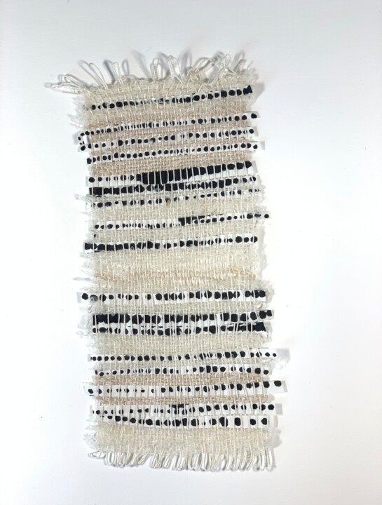 Arte têxtil intitulada "NOMADE-BRUN" por Sanaa Mejjadi, Obras de arte originais, Fibra têxtil