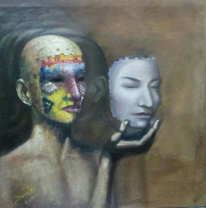 Malarstwo zatytułowany „2018-01-29-21-13-28…” autorstwa Sanaullah, Oryginalna praca, Olej