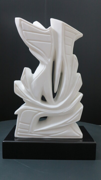 Sculpture titled "Letter E. The theor…" by Sand, Original Artwork, Stone