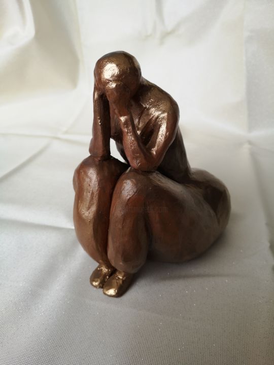 Sculpture intitulée "img-20190518-100328…" par Sandie Pacary, Œuvre d'art originale, Terre cuite