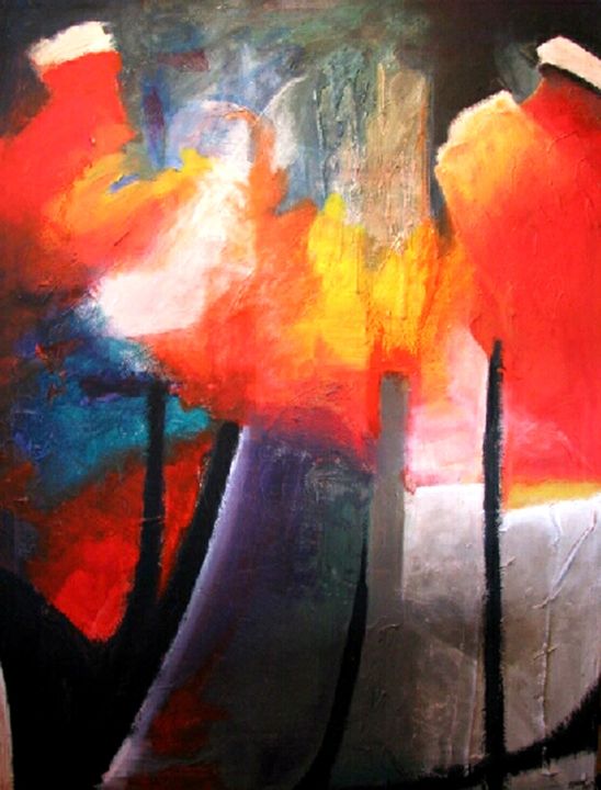 Pintura intitulada "todas-as-luzes-no-c…" por Sandra Codazzi, Obras de arte originais