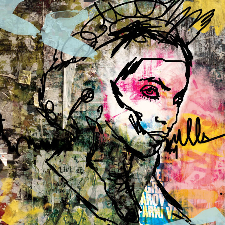 Arts numériques intitulée "THE QUEEN" par Fourmi, Œuvre d'art originale, Travail numérique 2D
