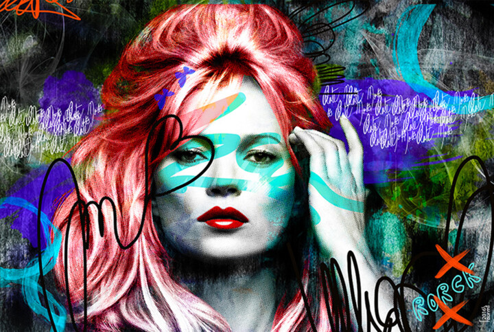 Digital Arts titled "KATEROCK" by Fourmi, Original Artwork, Photo Montage