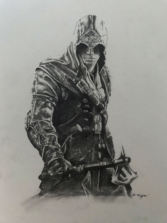 Assassin S Creed Drawing By Sandrine Royer Artmajeur