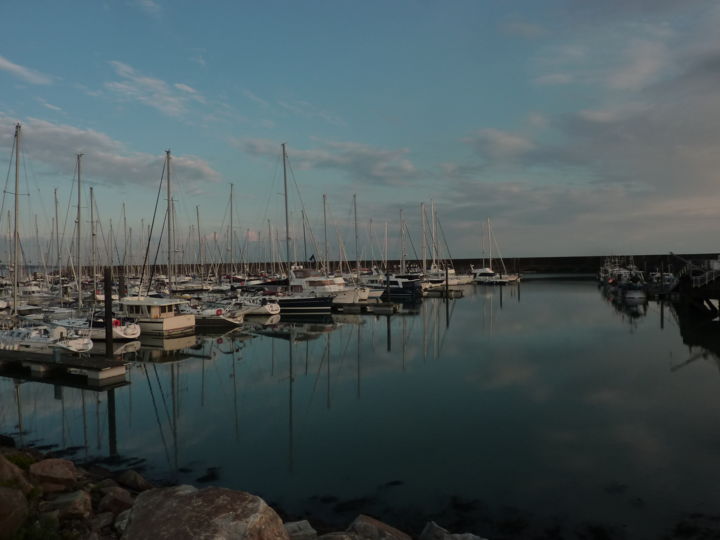 Photographie intitulée "Port de Pornic" par Sandrine Swan Wimart, Œuvre d'art originale