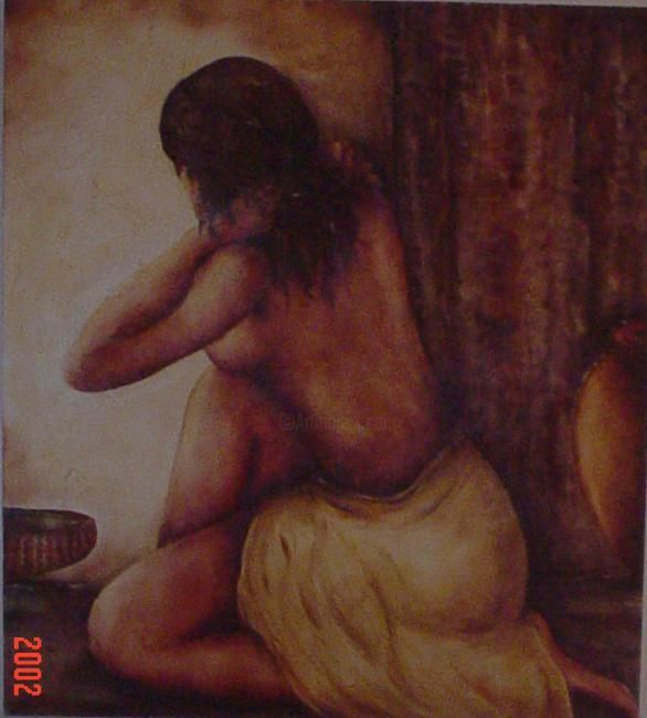 Malarstwo zatytułowany „Gézabel” autorstwa Sandrine Sàn, Oryginalna praca