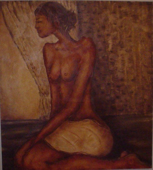 Peinture intitulée "MAHAE" par Sandrine Sàn, Œuvre d'art originale