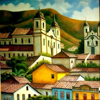 Painting titled "Mariana" by Sandro José Da Silva, Original Artwork