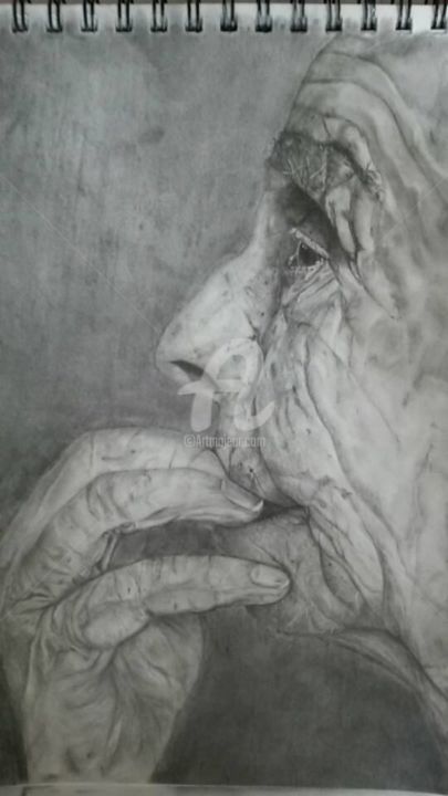 Disegno intitolato ",,Life''" da Sandy Hofman, Opera d'arte originale