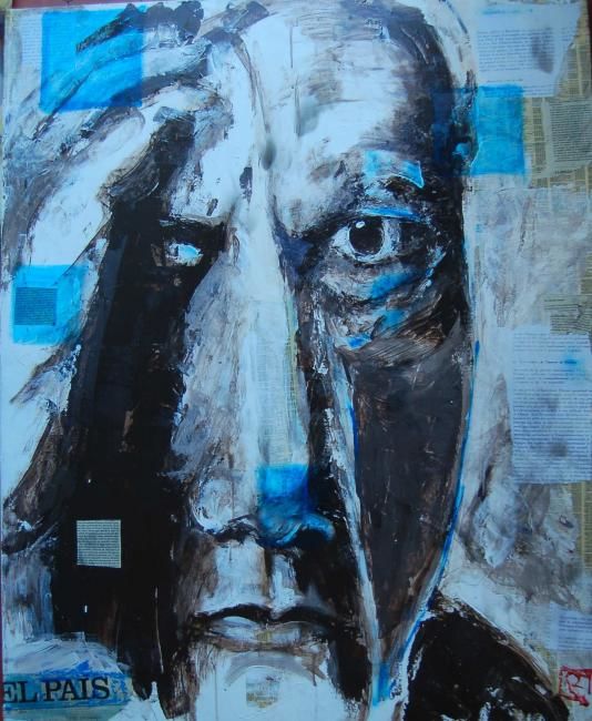 Painting titled "Picasso" by Sandrine Richard, Original Artwork
