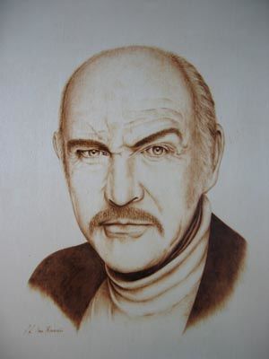 Pintura titulada "Sean Connery" por José Luis San Román, Obra de arte original