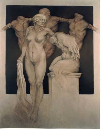 Pittura intitolato "Pietas (Storie di…" da Arturo Santillo, Opera d'arte originale,