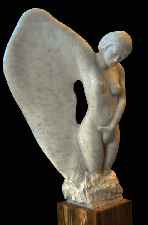 「" VELUPIA "」というタイトルの彫刻 Santos Carvalhoによって, オリジナルのアートワーク