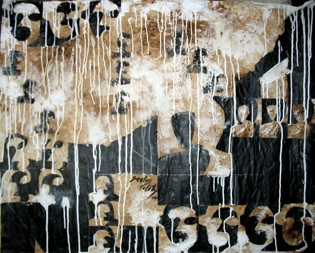 Drawing titled "collage" by Horacio Gabriel Santos Tolstoy, Original Art,