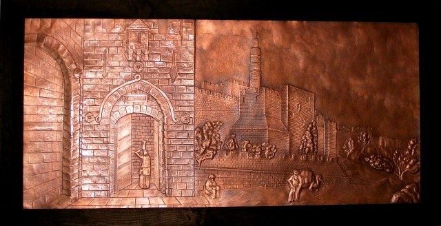 Художественная композиция под названием "Jeusalem, Jaffa Gate" - Sapir Gelman, Подлинное произведение искусства