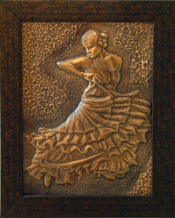 Design intitulée "flamenco.jpg" par Sapir Gelman, Œuvre d'art originale