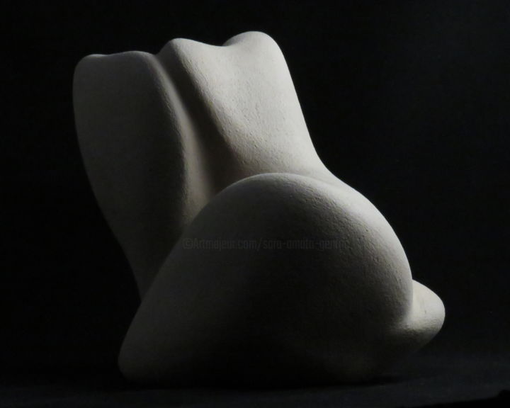 Sculpture titled "Au couchant" by Sara Amato-Gentric, Original Artwork, Clay