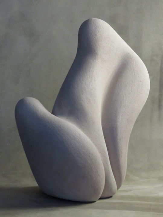 Sculpture titled "Langueur" by Sara Amato-Gentric, Original Artwork, Ceramics