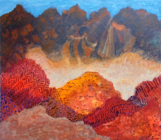 Pintura titulada "Los duendes también…" por Sara Diciero, Obra de arte original, Oleo