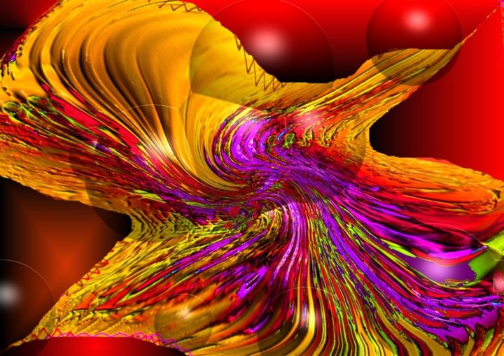 Arte digital titulada "Clima festivo" por Sara Diciero, Obra de arte original, Pintura Digital