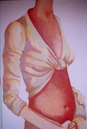 Pintura intitulada "busto" por Sara Rodrigues, Obras de arte originais,