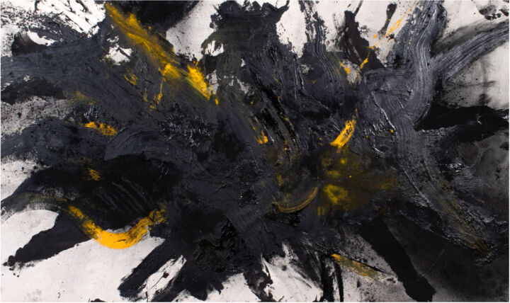 Pintura intitulada "Untitled (Exhaust t…" por Sarah Dupré, Obras de arte originais, Óleo