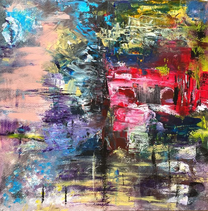 Painting titled "A Beautiful Mind" by Sarah Almoghazy, Original Art, Acrylic