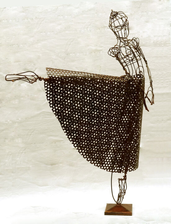 Sculpture intitulée "Ballerine" par Sarah François, Œuvre d'art originale