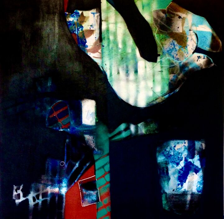 Painting titled "L ´envol" by Sarah Lanyi, Original Artwork, Airbrush