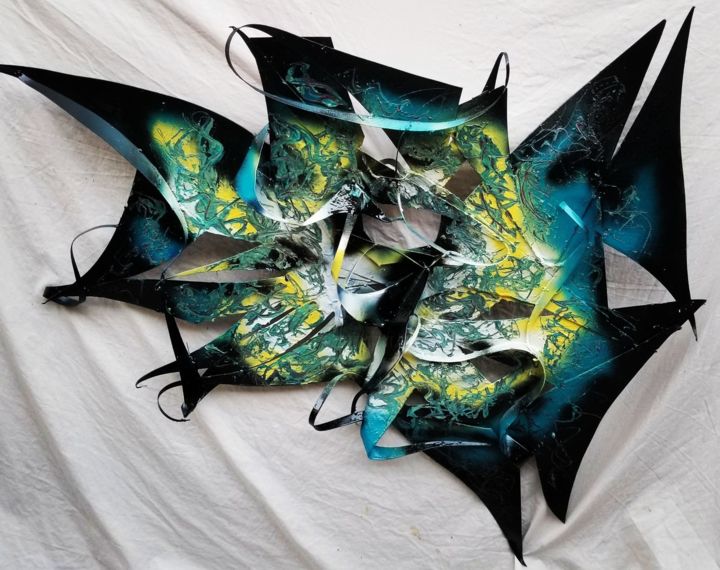 Sculpture titled "Possibly Impossible" by Sarah Mulligan, Original Art, Metals