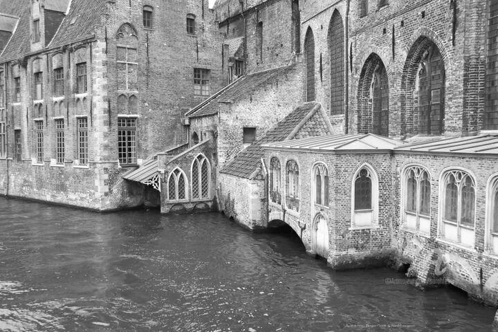 Photographie intitulée "Au fil de l'eau" par Sarah Leseigneur, Œuvre d'art originale, Photographie numérique